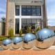 thumbnail image 2 of Big Shiny Ball Playa Bola Bola Globos Metálicos 1.8 Metros, 2 of 4