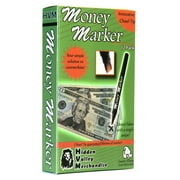 Money Marker (12 Pens) --- Counterfeit Bill Detector Pen with Upgraded Chisel Tip - Detects Fake Counterfit Bills, Universal Currency Detectors Pack (12 Pens)