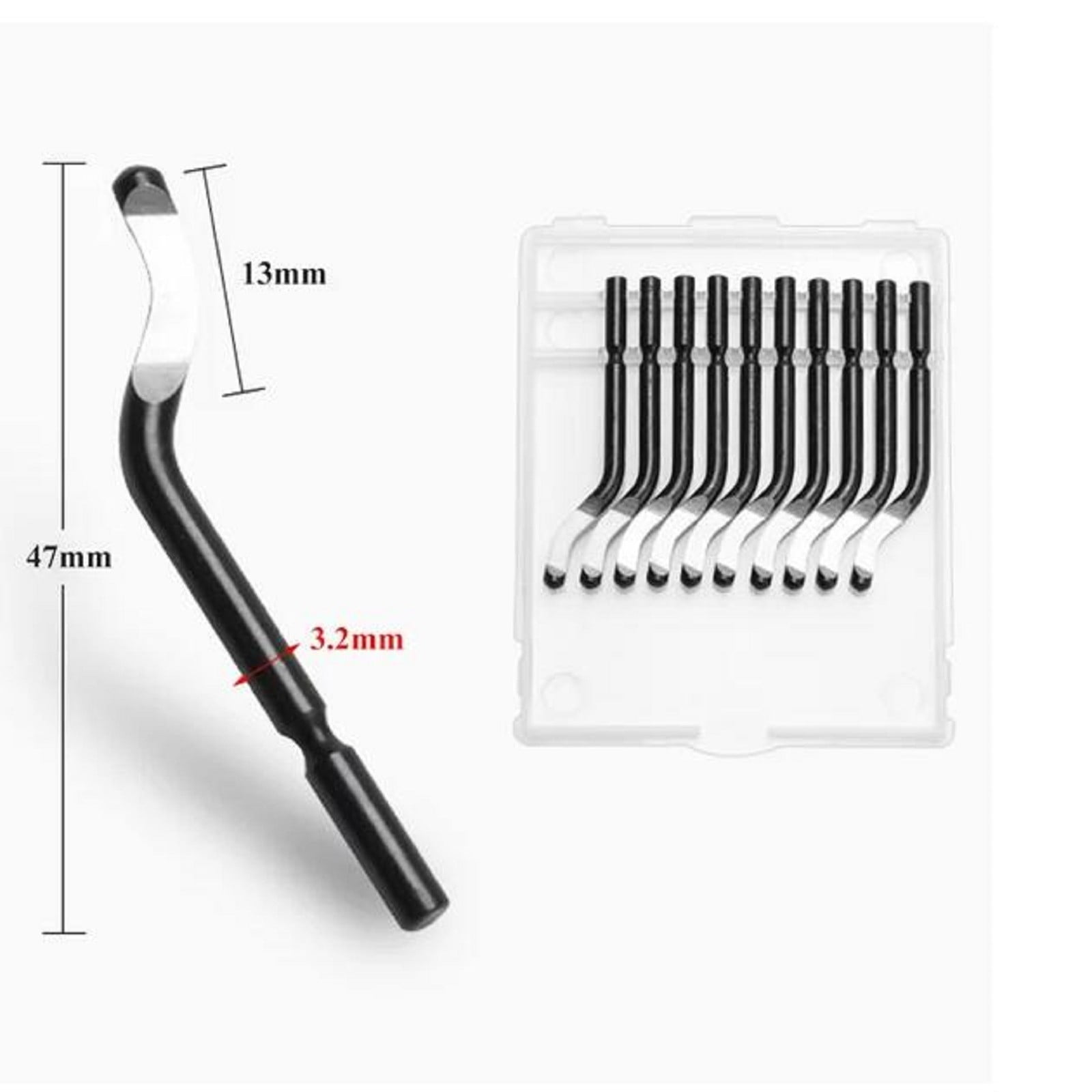 Equipment Package Clearance, Yuseik, Metal Deburring Tool Kit Deburring Cutters Set Burr Remover H And Tool For Wood Aluminum Copper And Steel, (Trimming Knife 11Pc), Trimming Knife