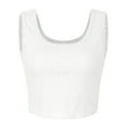 thumbnail image 6 of Womens Tank Tops Wycnly Crop Tops for Women Summer Sleeveless Soft Stretchy Knitted Ribbed Tank Tops Ladies Casual Solid Slim Fit U Neck Vest Shirts Tops for Women 2024, 6 of 7