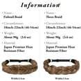thumbnail image 2 of 1pcs Synthetic Ribbon Hair Braids with Adjustable Belt Braided Bohemian Style Women's Hairstyle, 2 of 5
