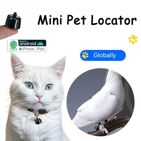Smart Portable Mini GPS Tracker for Cats/Dogs Waterproof Pet Locator