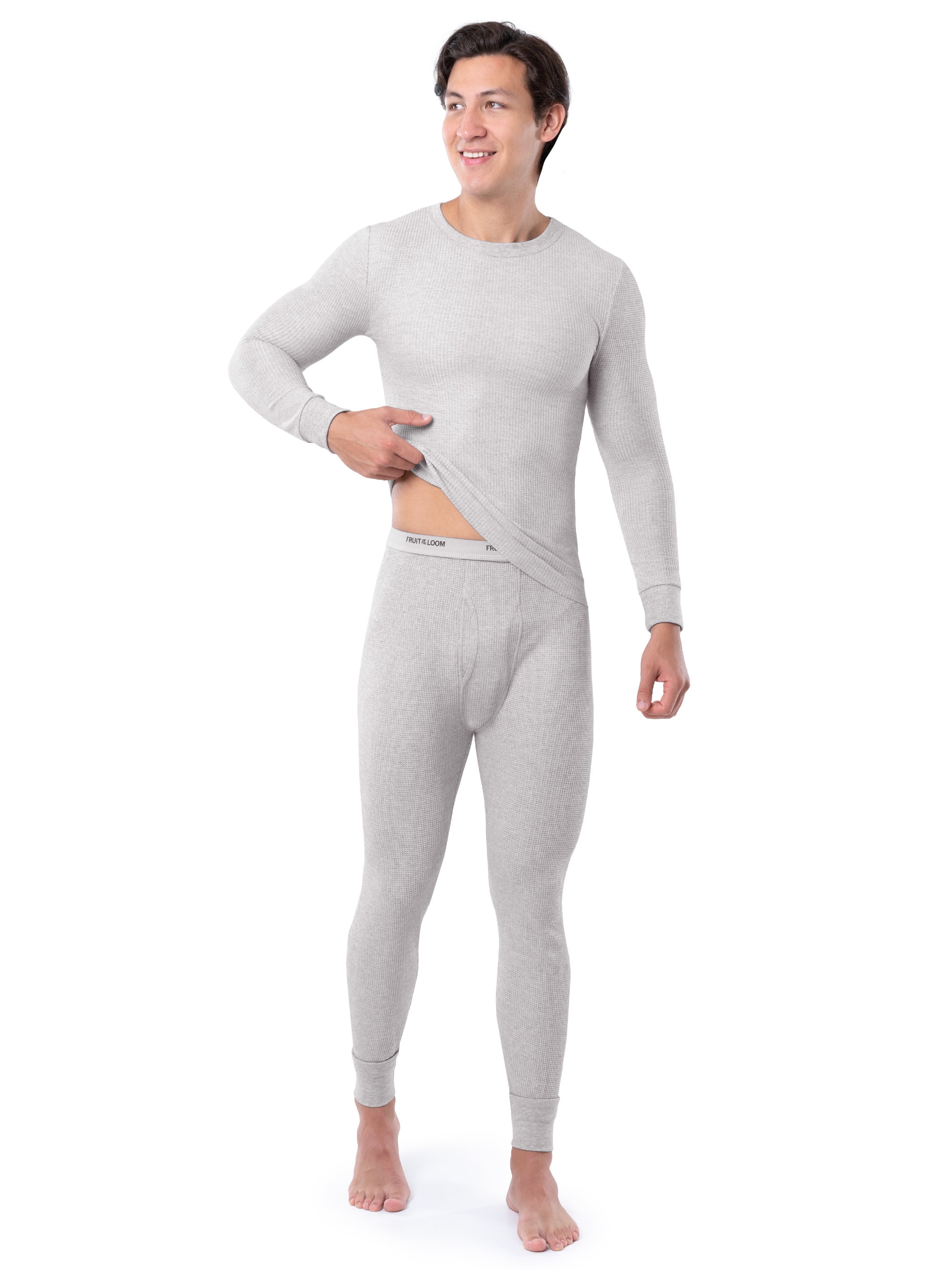 Fruit of the Loom Men s Waffle Performance Thermal Baselayer Underwear Pant Walmart