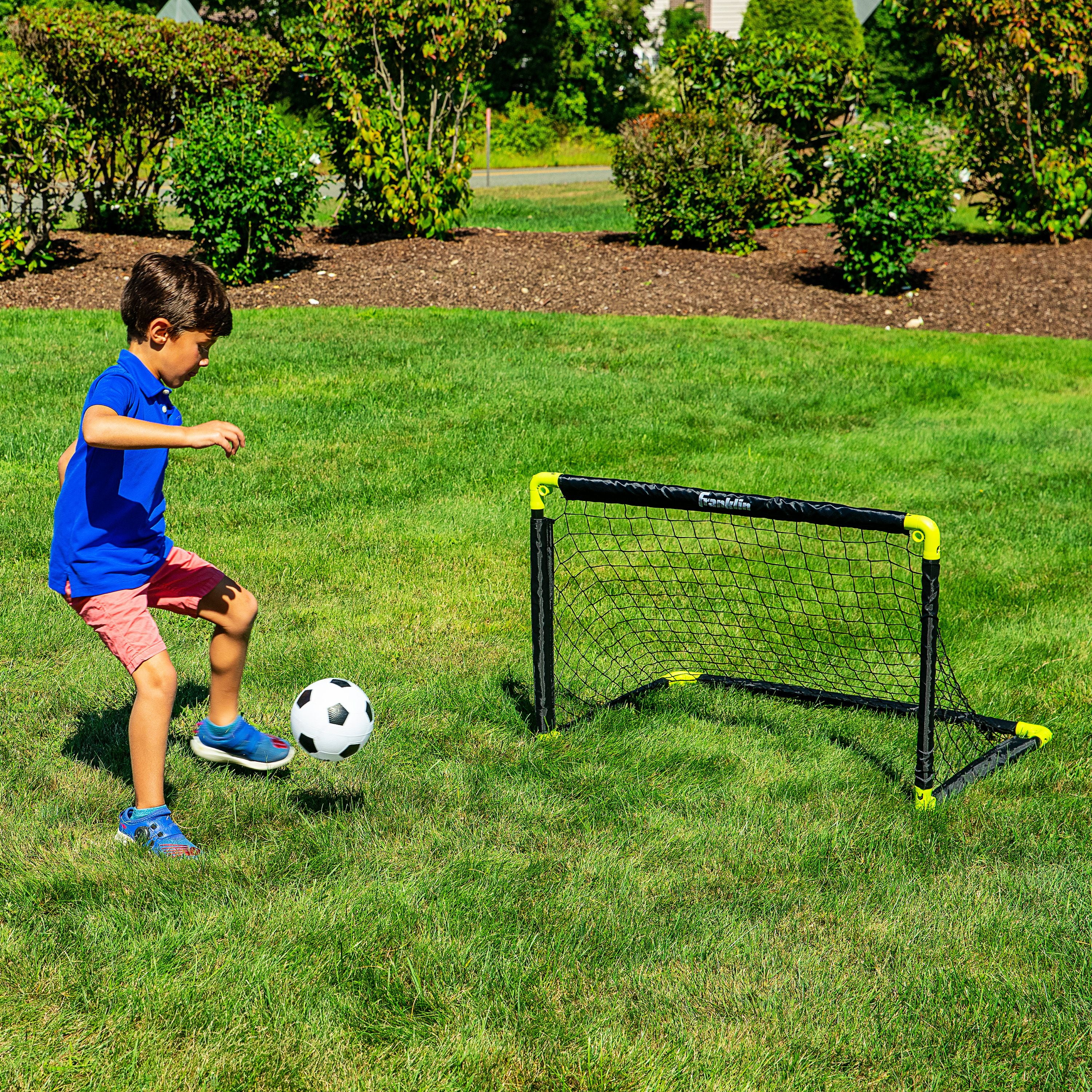 Franklin Sports Kids Mini Soccer Goal Set - Backyard/Indoor Mini