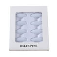 thumbnail image 2 of Hyasfey 8 Pcs Clothes Pins Anti-slip Lightweight Anti-exposure Collar Pins Safety Pins Headwrap Fixing Tool Scarf Fixer Pin Plastic Brooch, 2 of 8