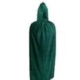 thumbnail image 4 of Unisex Cloak Long Velvet Cape Cosplay Costumes Black 66 inch, 4 of 5