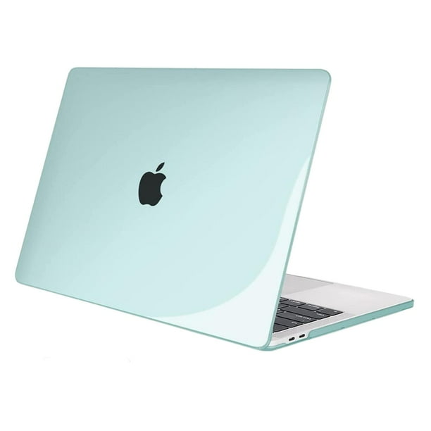 Funda izUg dura carcasa compatible con MacBook AIR 13 M2 modelo A2681 Crystal Verde Walmart en linea