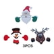 thumbnail image 4 of Cateissary Decoración navideña para valla, 3 piezas, añade encanto festivo a la valla del jardín, decoraciones navideñas para exteriores Kits de decoración para fiestas, 4 of 6