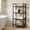 Black, variant on 4 Tier Bookshelf, Free Standing Wooden Bookcase with Open Storage Shelves with Metal Frame, Sturdy Shelf Organization Display Rack for Living Room, Bedroom, Home Office, 39.4" Tall