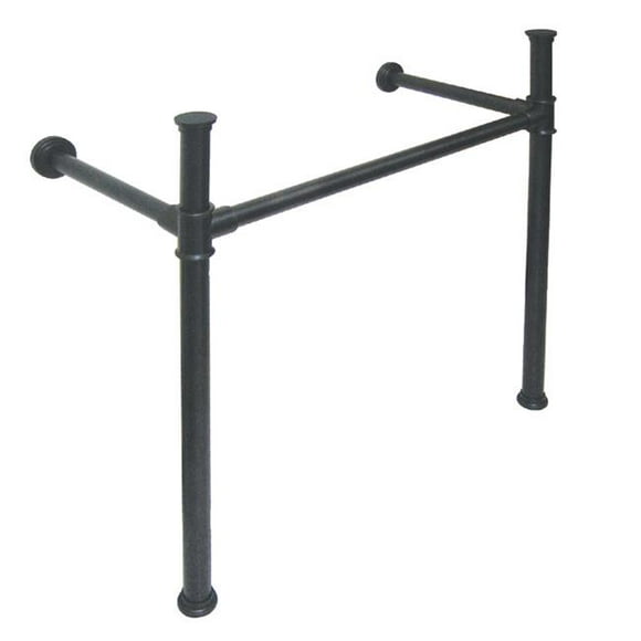 Traditional Stainless Steel Leg - Matte Black