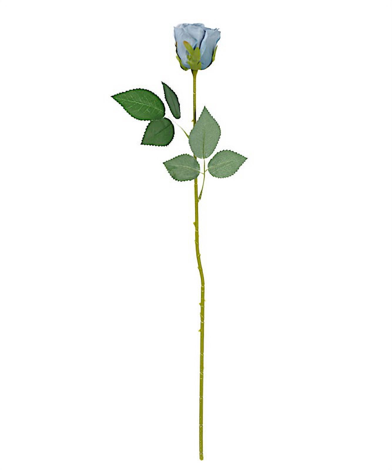 BalsaCircle Dusty Blue 24 Stems 31" Long Silk Roses Artificial Flowers Wedding Party Events Decorations Supplies