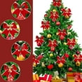 thumbnail image 7 of Nilvkv 1PCS Christmas Bow, 3.3in Christmas Valentine's Day Wreath Bow Indoor Decorations Christmas Tree Topper Ornament Bow for Christmas Home Wreath Tree Decoration(Solid Color), 7 of 7