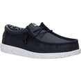 thumbnail image 5 of HEYDUDE Men Wally Stretch Canvas Wide , Black/White, 9, 5 of 6