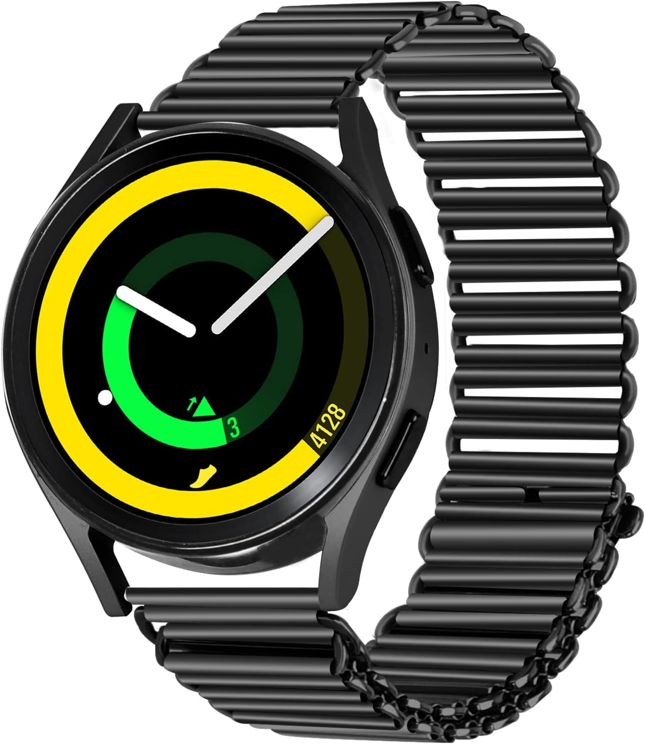 REQO Metal Band Compatible with Amazfit Active 2 Square/1/Bip 3 pro/Bip U pro/Bip S lite/GTS 4 mini/GTS 4 3 2 2e 2mini/GTR 42mm/Pop/Pop pro/Zepp Z Watch, Replacement Wristbands Bracelet  Adjustable