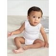 thumbnail image 2 of Gerber Baby Boy, Baby Girl, & Unisex Sleeveless White Onesies Bodysuits, 8-Pack (Newborn-24 Months), 2 of 10