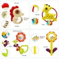 thumbnail image 4 of MOONTOY 12pcs Baby Rattles for Babies 0-6 Months Teething Toys 3-6 Months Newborn Infant Teethers Baby Toys 6-12 Months, Montessori Baby Easter Basket Stuffers Gifts 1 2 3 4 5 6 7 9 10 Month Boy Girl, 4 of 8
