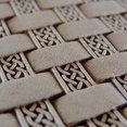 Basket Weave Leather Stamp, Stainless Steel Leather Stamping Tool
