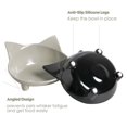 thumbnail image 4 of Cuenco de comida para perros y gatos de 3 piezas - Alimentación poco profunda - (Material seguro de grado alimenticio), 4 of 5