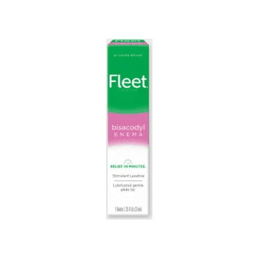 Fleet Stimulant Laxative Bisacodyl Enema Ready To Use, 1.25 Oz