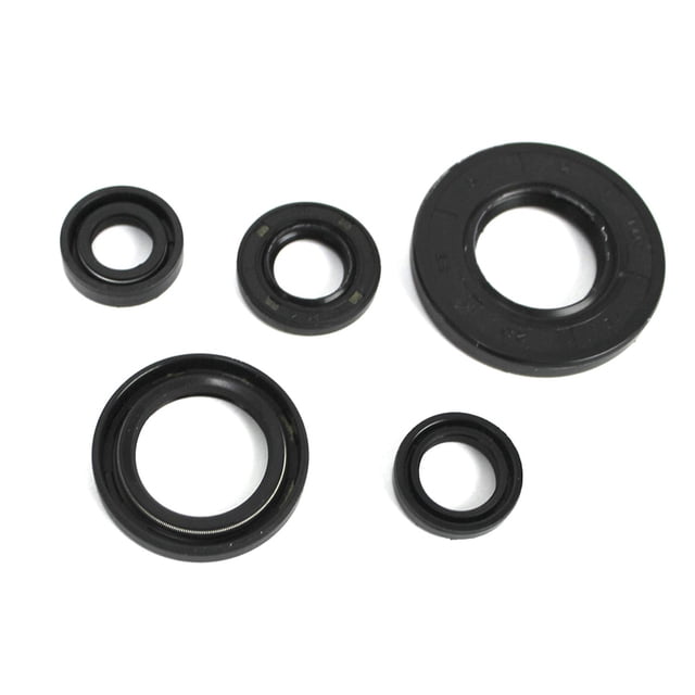 RETENES MOTOR (20x38x5 / 20x30x5 / 12x21x4 / 12x18x5 / 10x18x5) SET YAMAHA YBR 125 C EXPRESS (15-19)