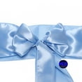 thumbnail image 3 of MDS Pack of 25 Satin Chair Sashes Bow Sash for Wedding and Events Decor - baby blue, 3 of 8