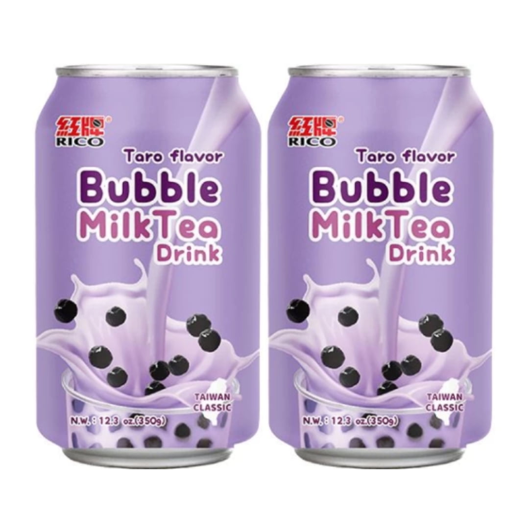 Rico Bubble Milk Tea Drink, Taro Flavor (2 Pack)