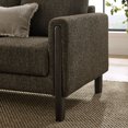 thumbnail image 5 of Hawken Boucle Fabric Sofa in Antique Espresso, 5 of 9