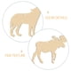 thumbnail image 4 of Adornos de madera de 30 piezas adornos de animales de bosque salvaje, 4 of 7