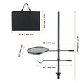 thumbnail image 4 of KFFKFF Open Fire Cooking Grate Adjustable Swivel Campfire Grill Heavy Duty Steel, 4 of 9