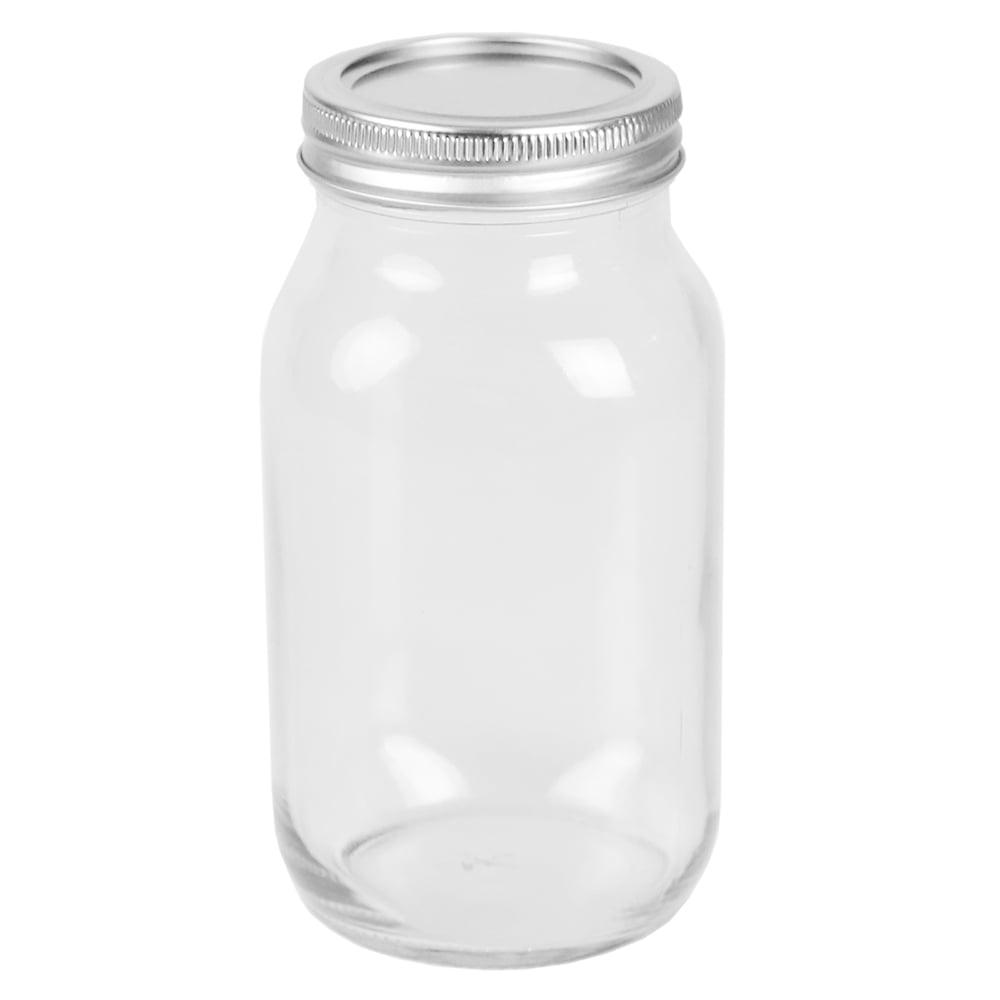 clear 5oz 8oz 25oz 32oz 1500ml wide mouth glass mason storage jar with lid  factory and manufacturers
