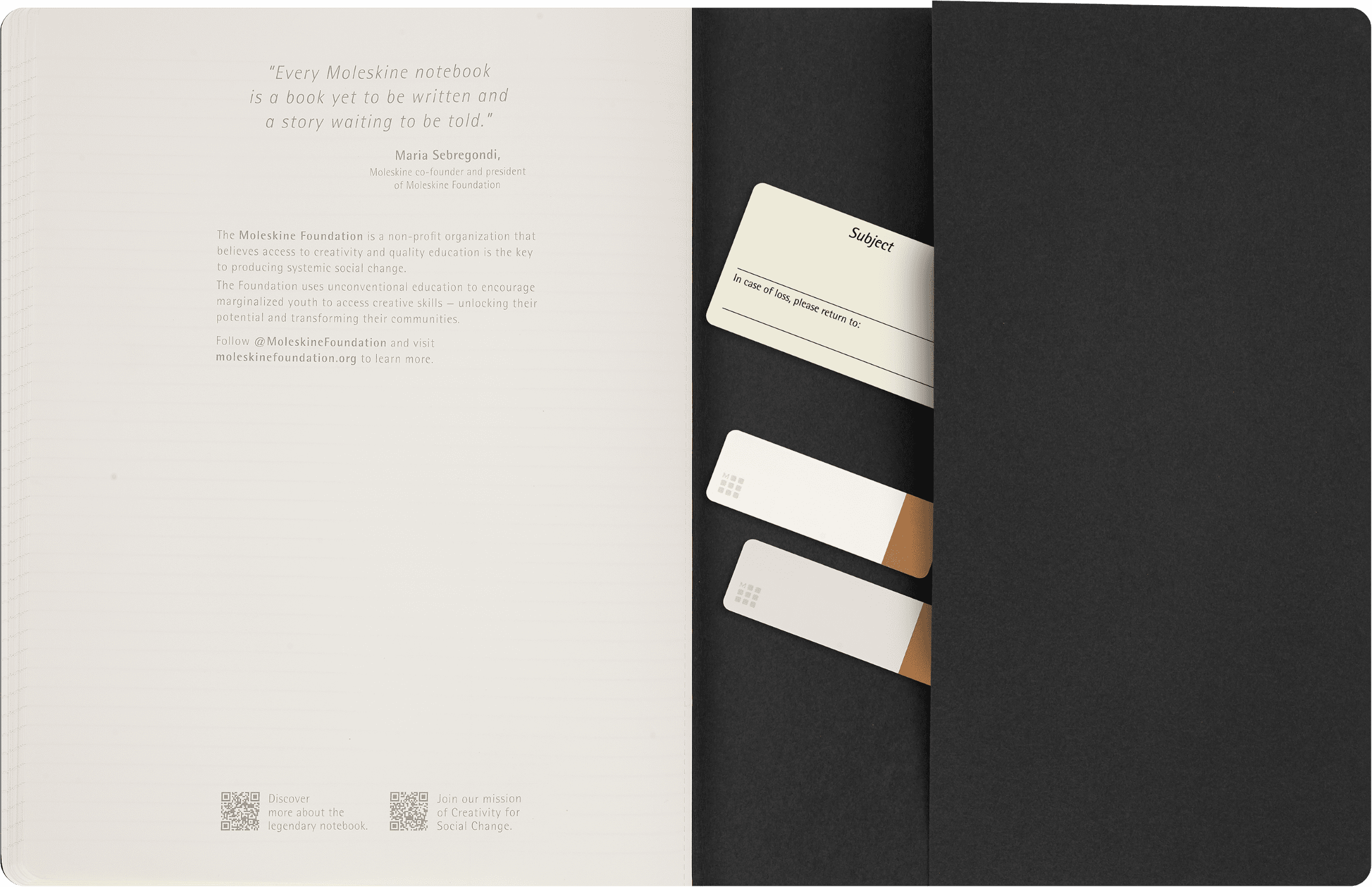 Moleskine Student Cahier Journal, Soft Cover, Ruled, XXL (8.5" x 11"), Black