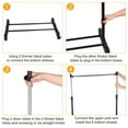 thumbnail image 6 of Simple Heavy Duty Standard Rod Clothing Metal Garment Rack for Hanging Clothes, Single Rod, 6 of 6