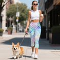 thumbnail image 5 of HELLHERO Fish Scale Printed Yoga Leggings for Women Athletic Workout Leggings High Waisted Yoga Pants for Sports Gym, XL, 5 of 7
