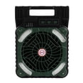 thumbnail image 1 of Ventilador Solar, 5200mah Tipo C Carga Motor Sin Escobillas Ajustables de 4 Velocidadas 4,5 m/s temporizador LED DE BAJO RUIDO VENTILOR SOLAR PARA ACAMPAR PARA PESCAR, 1 of 7