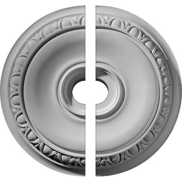24 1/4"OD x 3 1/2"ID x 1 1/2"P Caputo Ceiling Medallion, Two Piece (Fits Canopies up to 6")