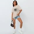 thumbnail image 5 of SUNBS Womens Oversized Graphic Tees - Sunflower Casual T-Shirts for Women Summer Tops, 5 of 9