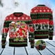 thumbnail image 3 of Suéter feo de punto divertido de Navidad de algodón con diseño de Papá Noel y mascotas, estilo vintage e informal de invierno, estilo Harajuku, retro, de manga larga, con impresión 3D 2, 3 of 5