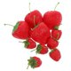 thumbnail image 4 of Artificial Strawberries For Decor Lifelike Strawberries Realistic Design For Home And Office Use 10Pcs, 4 of 5