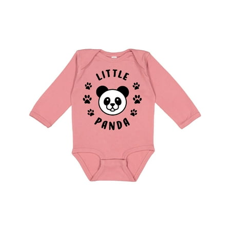 

Inktastic Little Panda Gift Baby Boy or Baby Girl Long Sleeve Bodysuit