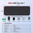 thumbnail image 7 of Red Light Therapy Mat for Body - 360 LEDs Large Red & Infrared Light Therapy Pad Blanket with Infrared Light 850nm & Red Light 660nm for Full Body Waist Shoulder Muscle, 7 of 7