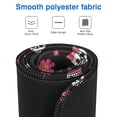 thumbnail image 3 of Long Mouse Pads for Desk,Black Skull Flower Bow Pattern Desk Mats on Top Of Desks, Desk Mouse Pad Extra Large with 3mm Non-Slip Base and Stitched Edge for Gaming,Office,Work,Home 47.3"x23.6", 3 of 6