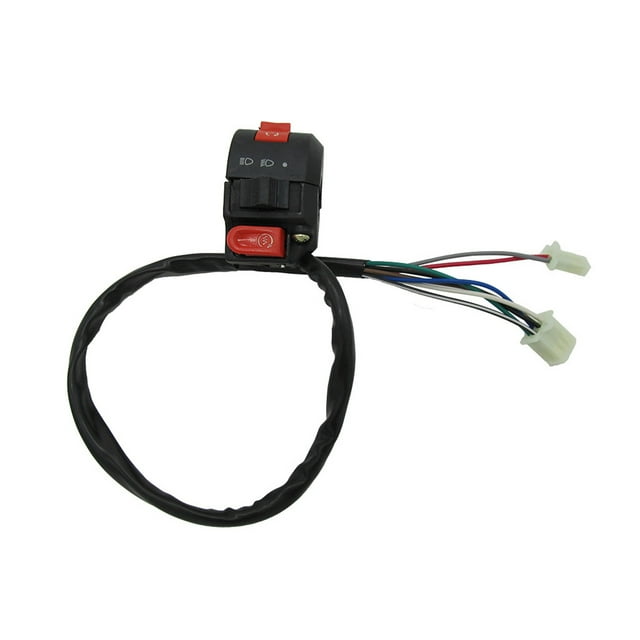 Langgg Interrupteur de Démarrage Rapide Bonne Étanchéité Poignée de Contrôle Multifonction Étanche Bonne Isolation 110cc