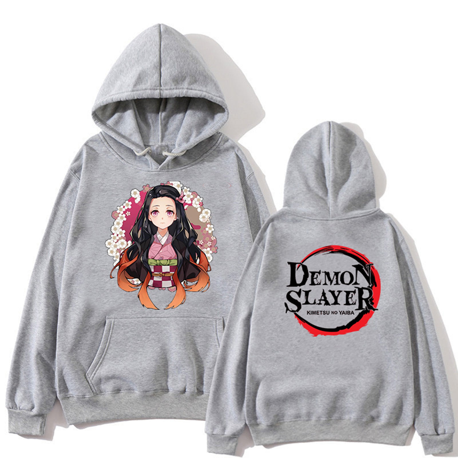 Anime Demon Slayer Kimetsu no Yaiba Kamado Nezuko Tomioka Giyuu Hoodie Sweater 
