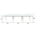 thumbnail image 5 of SUGIFT 10'x30' Outdoor Canopy Party Wedding Tent White Gazebo with 8 Side Walls, 5 of 7