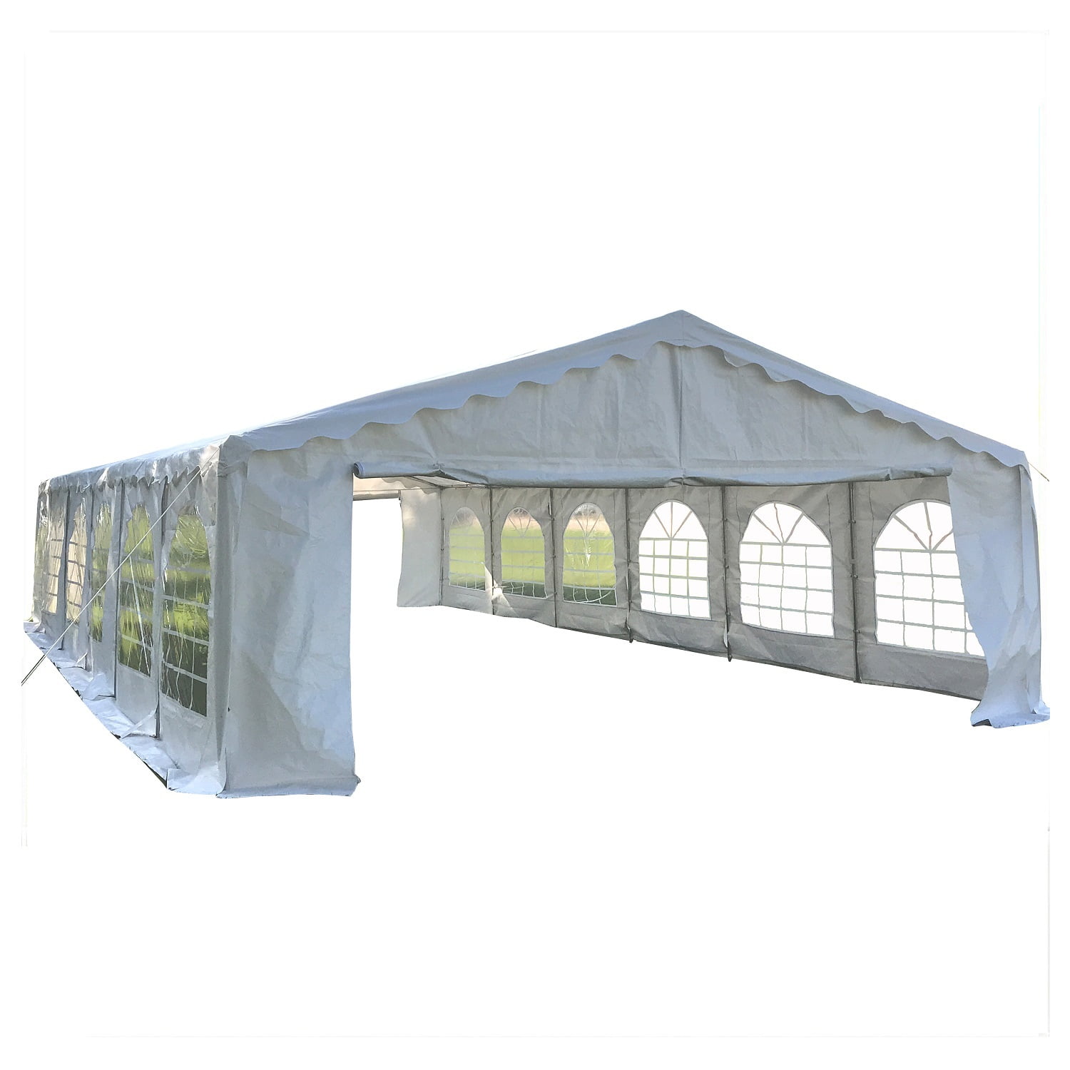 poll getuige Gastvrijheid 40'x20' Budget PVC Party Tent Canopy Shelter - White - By DELTA Canopies -  Walmart.com