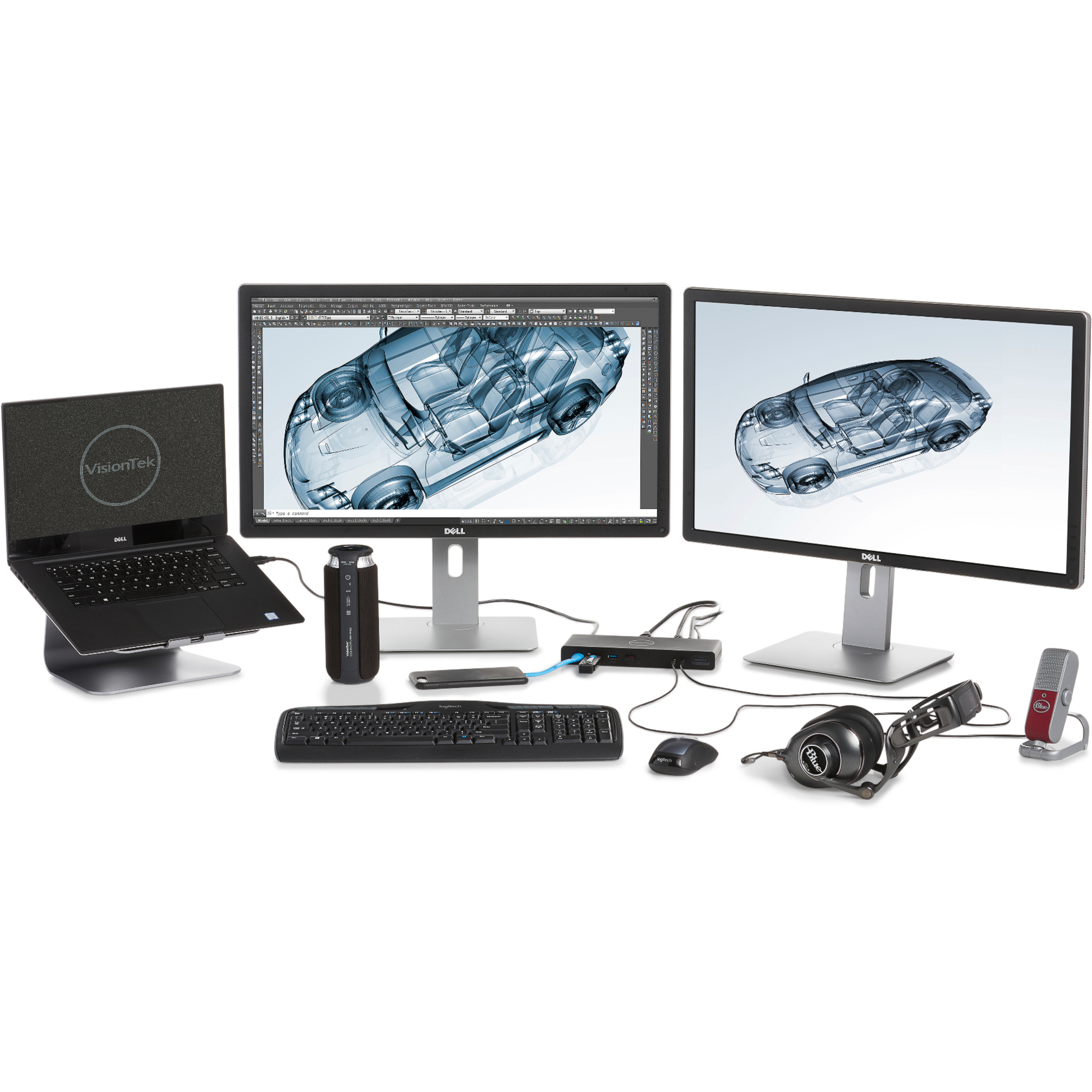 USB-C Docking Station Dual 4K Displays 