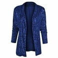 thumbnail image 2 of Pyhlmscde Women's Sequin Jackets Open Front Jacket Casual Long Sleeve Sparkly Cardigan Coat With S XXL, casual chic outfits for women, womens blazers dressy casual, jackets for women, 2 of 2