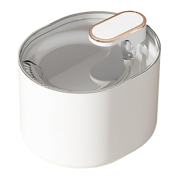 Fuente de agua automática para gatos Sunnimix 3L Blanco Bebedero para gatos