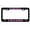 Black/Light pink, variant on My Other Ride is A Unicorn Style Metal License Plate Frame Personalized/Car Accessories Car Tag Holder Cover (Chrome/Red)