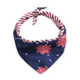 thumbnail image 6 of PATLOLLAV 1 Pcs 4th of July Dog Bandanas Patriotic Dog Scarf Washable Pet Bandana Triangle Kerchief Bibs for Small Dogs Puppy Owner Gifts, 6 of 8